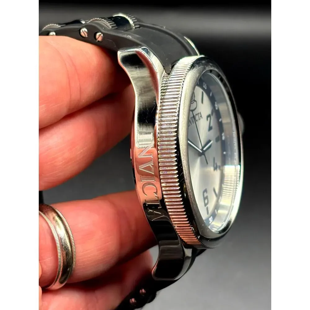 Invicta Russian Diver 1435 51.5mm Silver Dial Swiss Parts Men’s Watch Full Set